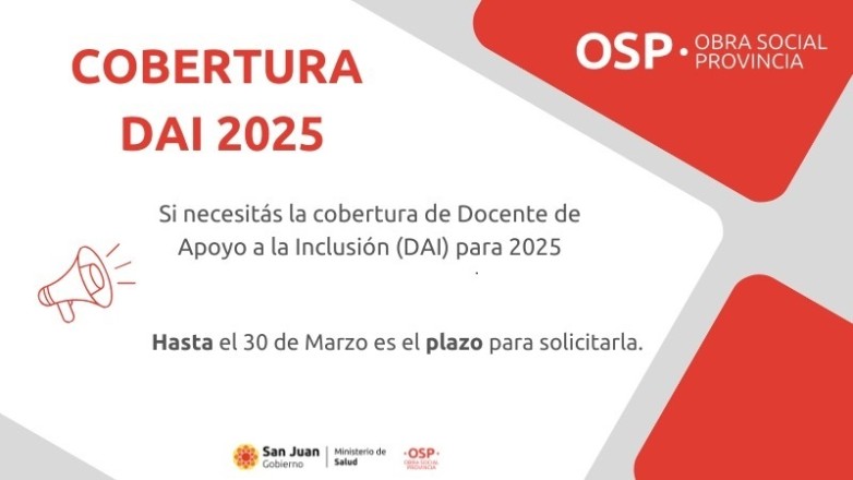 Afiliados de OSP: requisitos para acceder a la cobertura DAI 2025