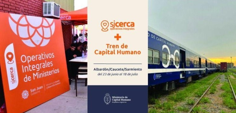 El tren de Capital Humano se suma al San Juan Cerca