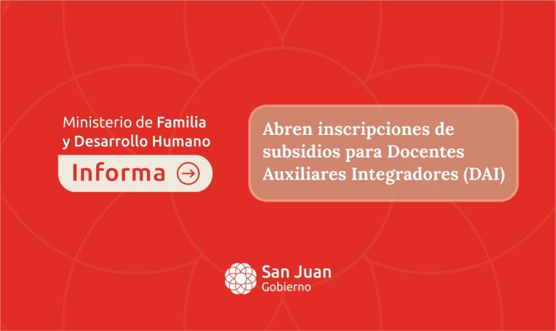 Inicia la recepción de trámites para el subsidio de Docentes Auxiliares Integradores