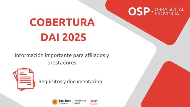 Renovación de cobertura DAI 2025 para afiliados de OSP