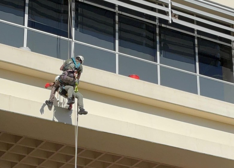 Se concretó un importante simulacro de emergencia en el Centro Cívico