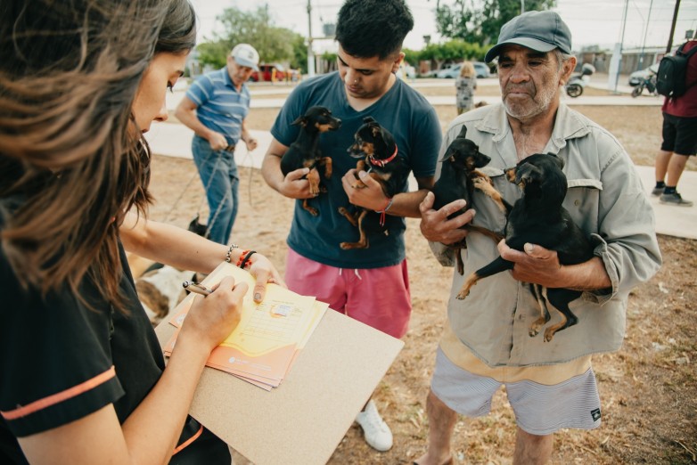 Tenencia Responsable de Mascotas: importante operativo de vacunación antirrábica en Albardón